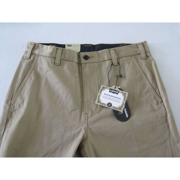 Levi’s 955880001 Mens Sz 34x30 Tan Regular Straight Skateboarding Work Pants $80 - Picture 4 of 9